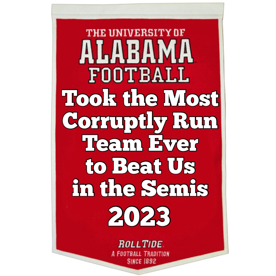 In light of the recent NCAA investigation, HANG THE BANNER