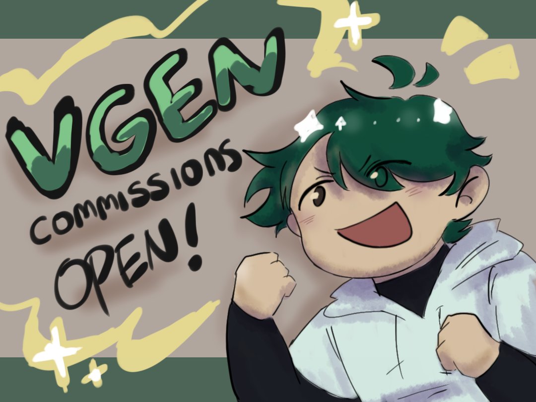🌱 Hellooo my #vgen commissions are open! :]

info below 🧵
#VGenComm #VGenOpen #artidn #zonakaryaid