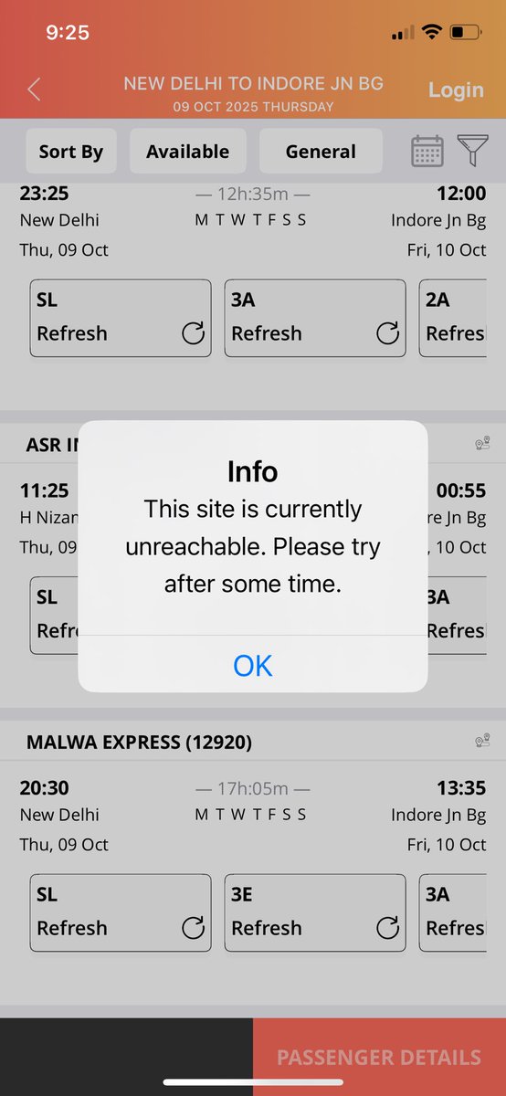 manishfound's tweet photo. @AshwiniVaishnaw @IRCTCofficial @IndianRailMedia see how things and systems are corrupted under your nose. For the upward journey- site is not available while for return, it’s running smoothly https://t.co/jg0bWGeVgs