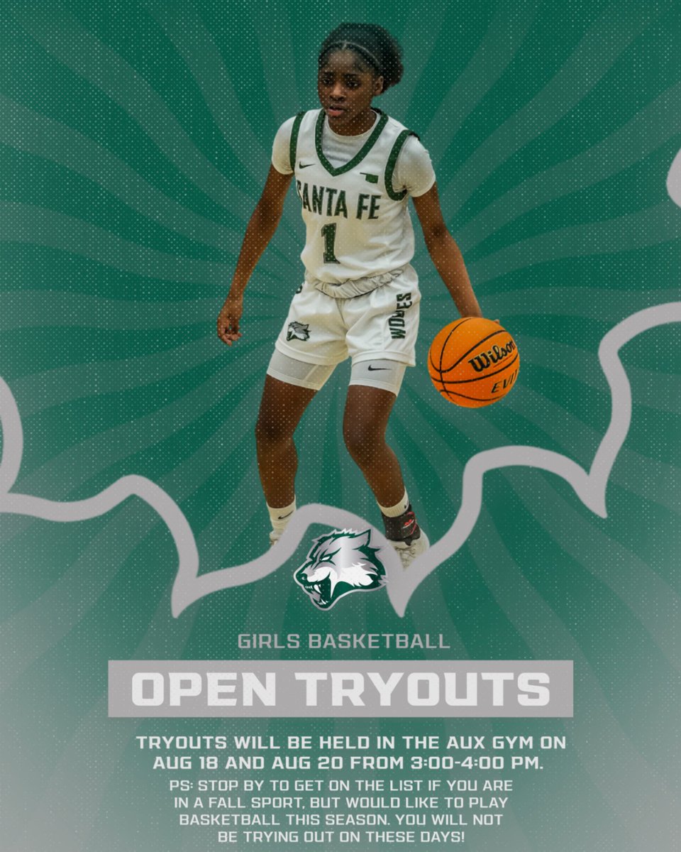 Tryouts! It is important for all athletes currently in a sport to get on the list with Coach Moore on Aug 18. Those athletes will not be expected to participate in the tryouts on Aug 18 &amp; Aug 20.