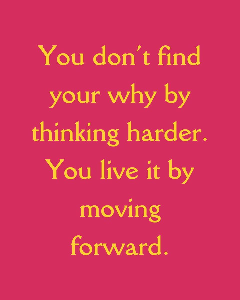 Katemckay18's tweet photo. You won’t discover your ‘why’ by overthinking it—you’ll find it by taking action and moving forward. 🚀 

Get a copy of my book here: https://t.co/Nj7SgukIJo

#PurposeDriven #TakeAction #FindYourWhy #KeepMoving #GrowthMindset https://t.co/i5BzFELcvu