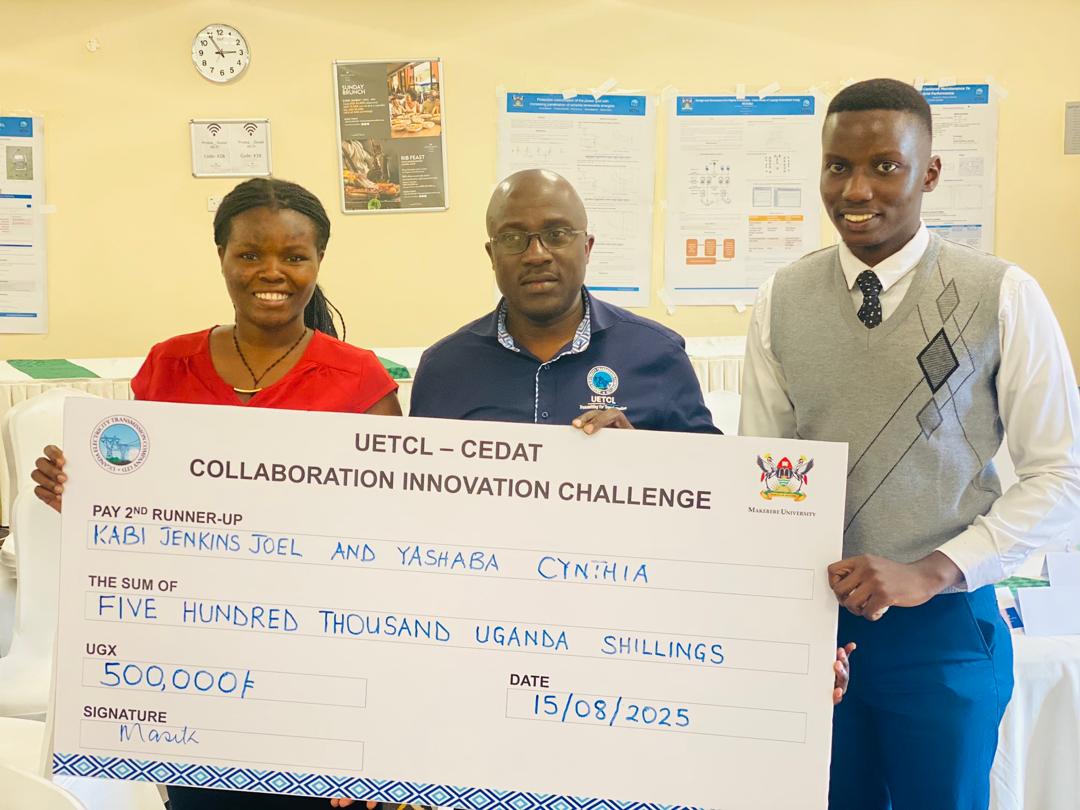 Proud to share that our project, which tackles Transmission Losses on UETCL Network, won third place in the Makerere University CEDAT &amp; UETCL Innovation Challenge! This collaboration is a great example of how academia and industry can work together to create impactful research.