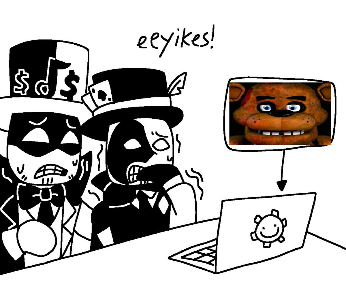 This is so scary i just shat my pants while drawing this 😰😰😰😰😰