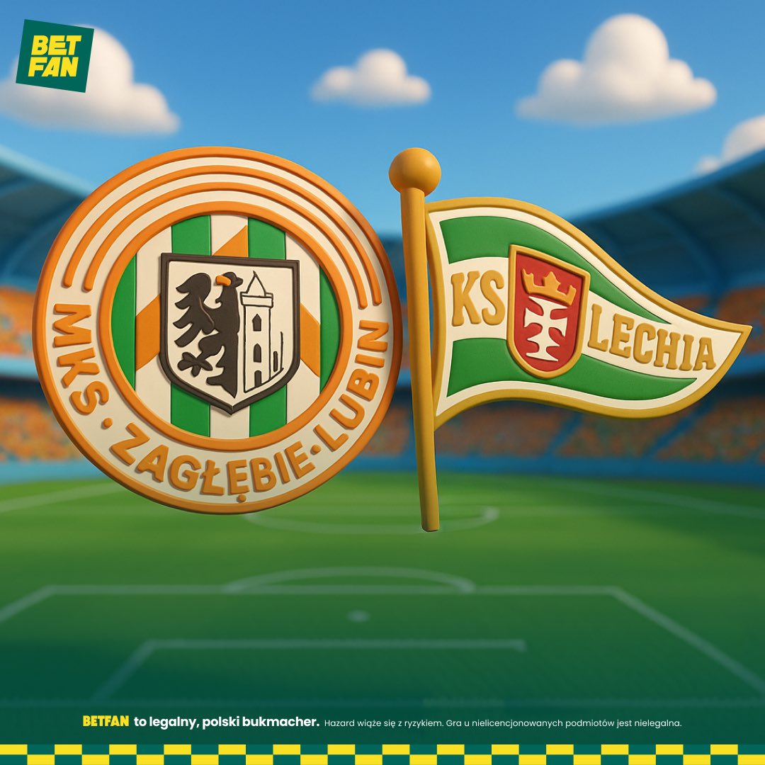 Dziś w Lubinie 🚀 Starcie gigantów ⚽️

Zagłębie i Lechia wciąż bez trzech punktów 🤓

Czy ktoś wreszcie wygra? 💰

Oferta 👉 betfan.pl/sg/k1zartb95s