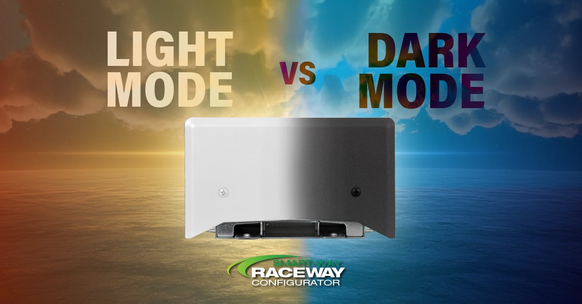 Light mode☀️or dark mode🌑? The Smart-Way flush in-feed lets you choose. Go with a slate finish or a paintable white finish to match any space. Visualize it in your space with our Smart-Way configurator: bit.ly/configuresmart… 

#avsolutions #avtech #avpro #cablemanagement