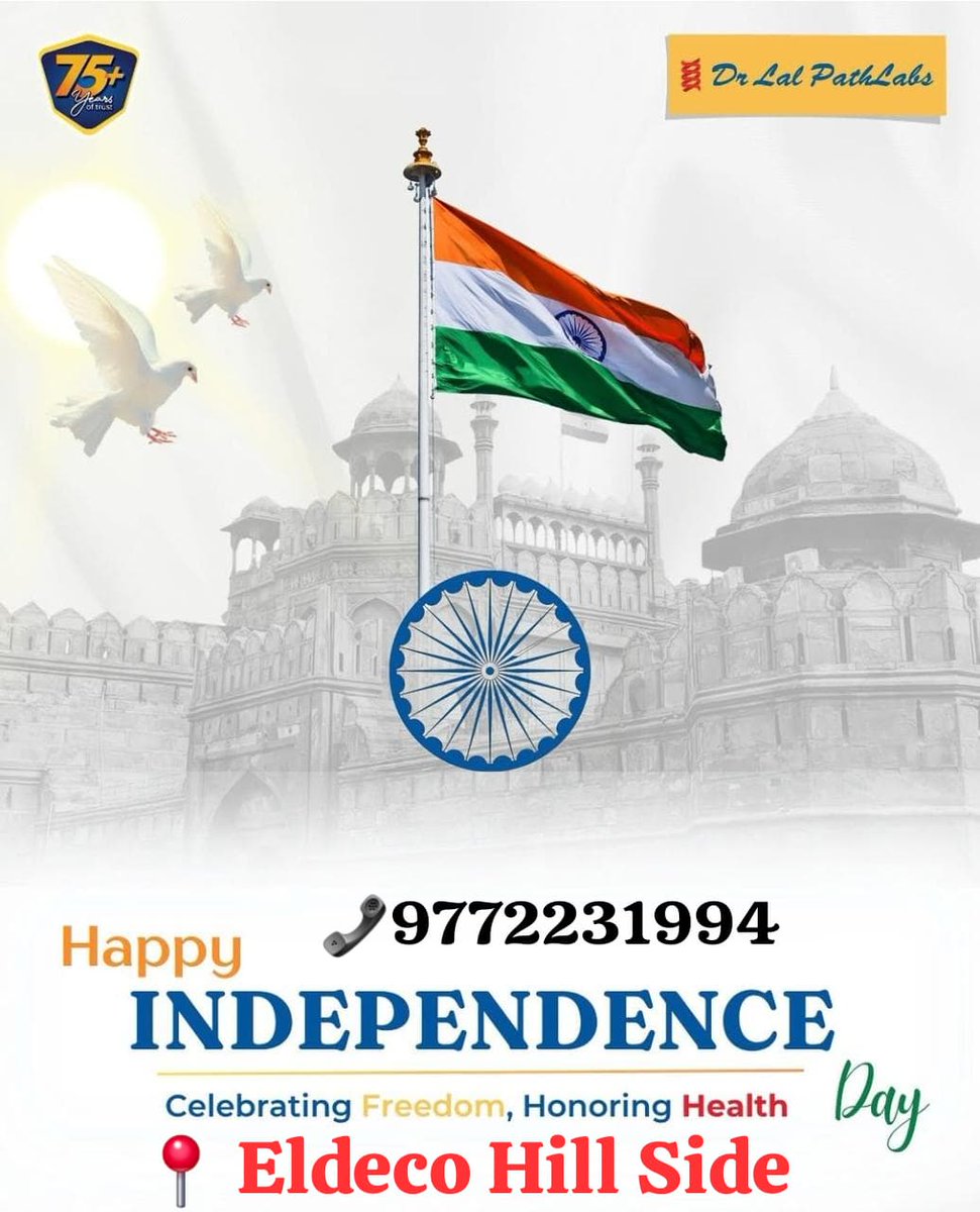 lalpathneemrana's tweet image. Happy Independence day 
#IndependenceDay2025 
#lalpathlabs
@lalpathneemrana