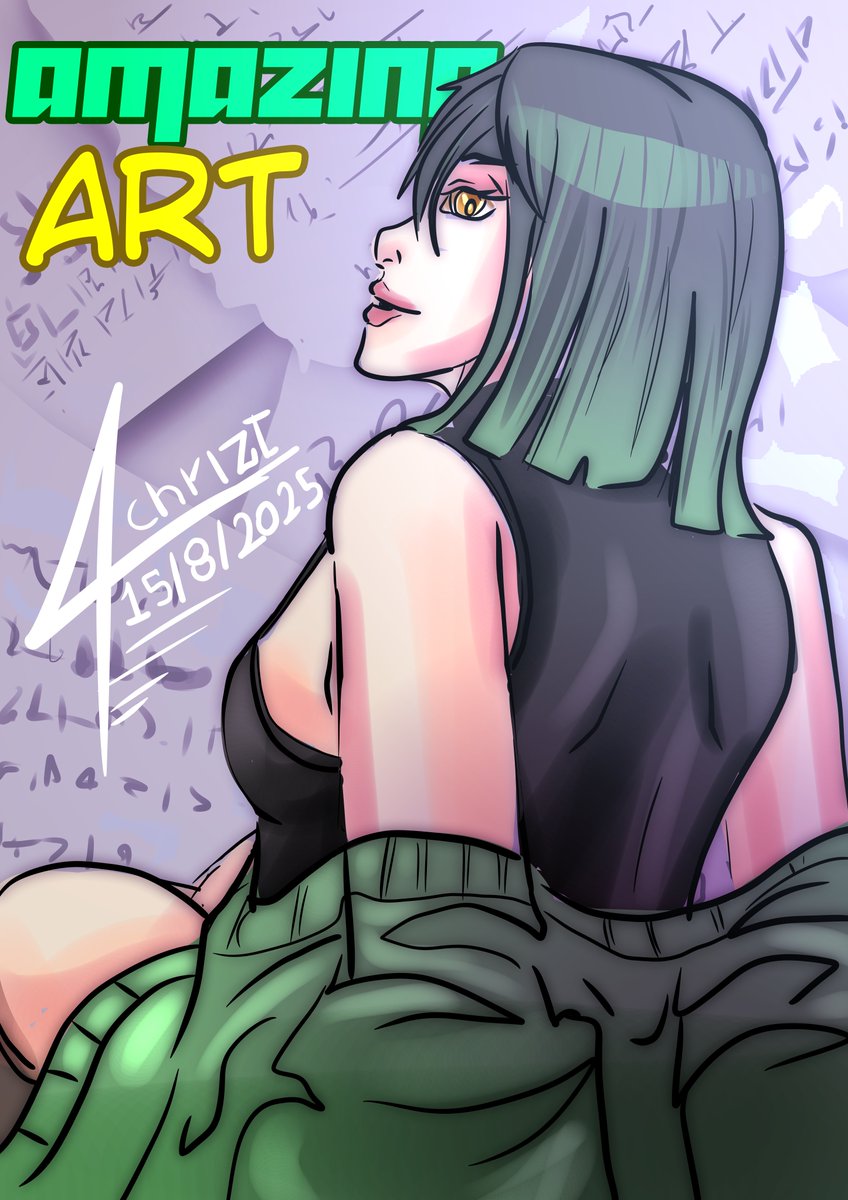 DrawChristian's tweet image. bueno ya que pasó un buen tiempo quería hacer un rediseño de esta portada :D espero quedara mejor ¿que dicen? #amazingart