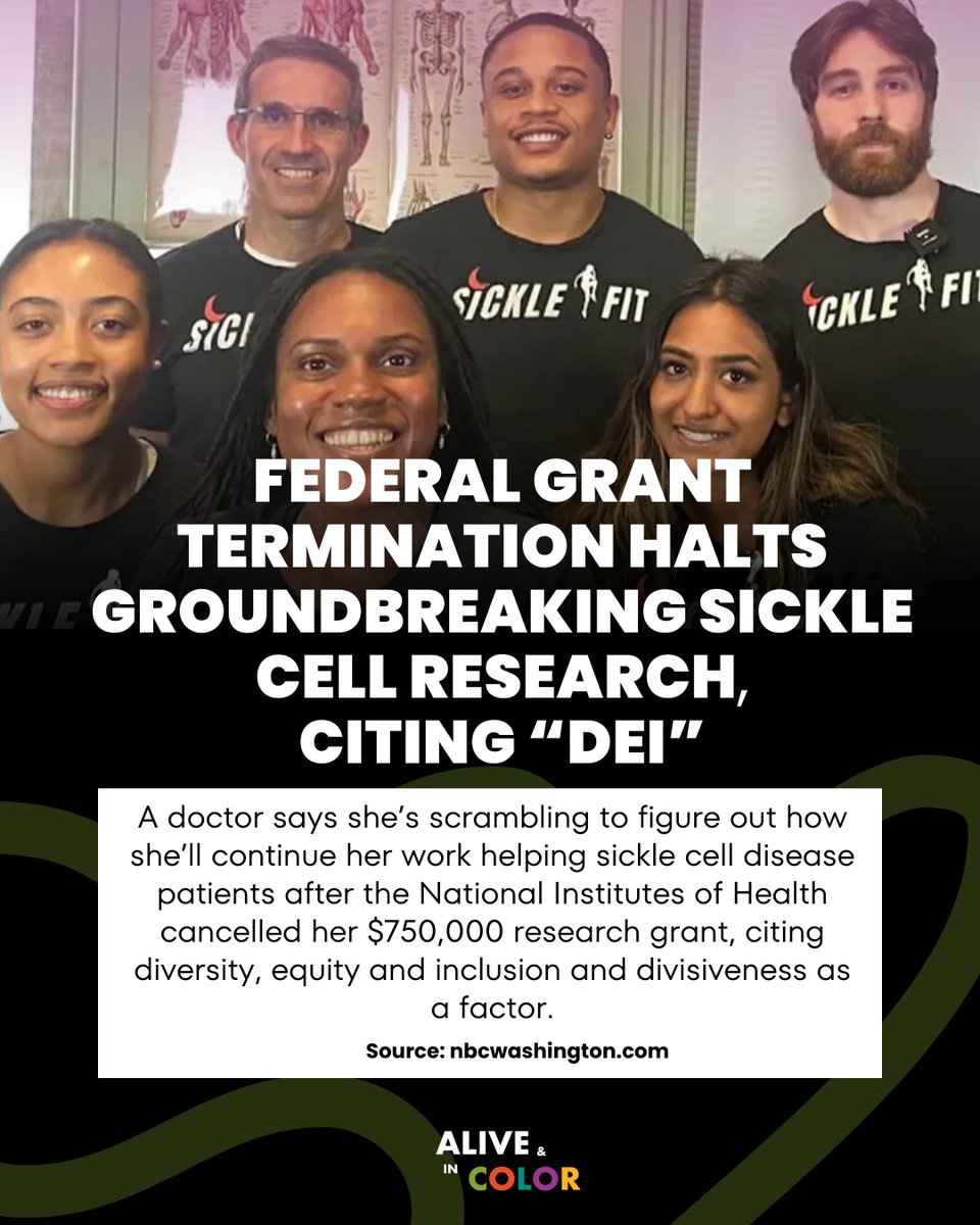 AliveAndInColor's tweet image. Black women entrepreneurs are balancing mental health and the bag + a federal grant termination that shut down groundbreaking sickle cell research over “DEI.”

Get the full stories in our #WeeklyWatch newsletter. Join our community—it’s free. 
aliveandincolor.com/join-the-commu…