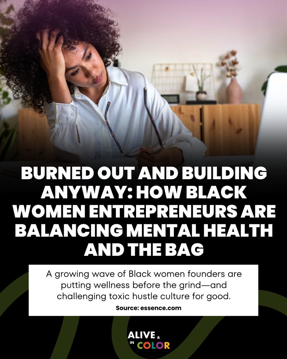 AliveAndInColor's tweet image. Black women entrepreneurs are balancing mental health and the bag + a federal grant termination that shut down groundbreaking sickle cell research over “DEI.”

Get the full stories in our #WeeklyWatch newsletter. Join our community—it’s free. 
aliveandincolor.com/join-the-commu…
