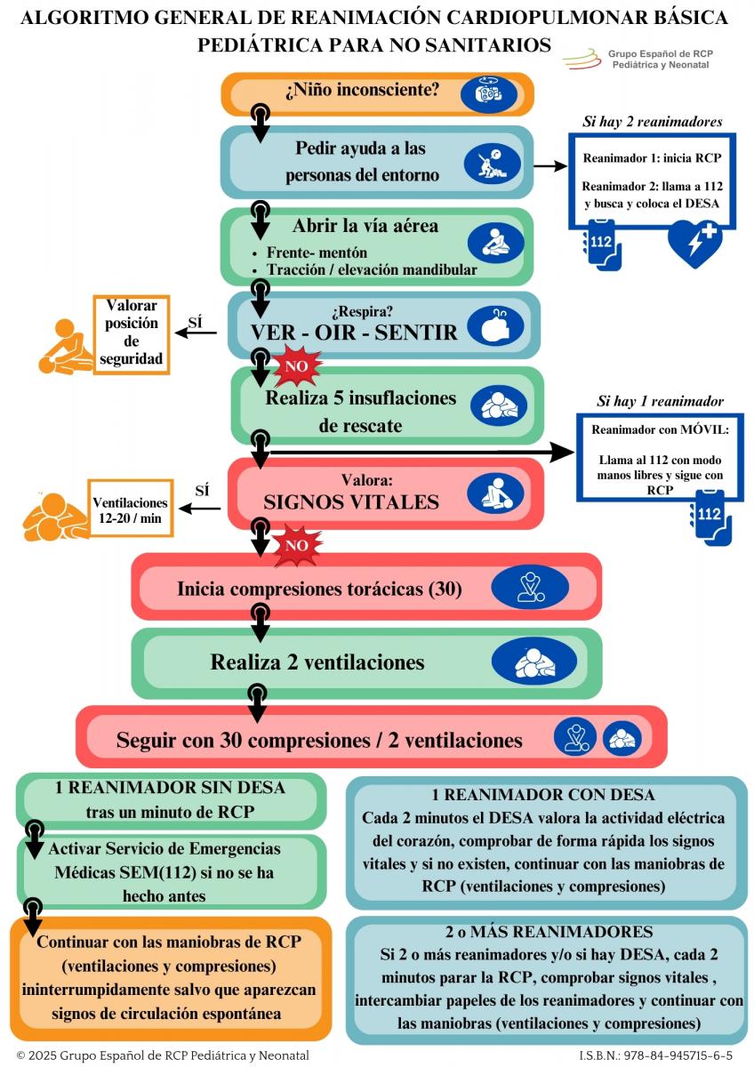 Reanimación cardiopulmonar básica pediátrica. Videos formativos del Grupo Español RCP pediátrica y neonatal 
(GERCPPyN)
Videos didácticos que explican cómo realizar cualquiera de las maniobras de RCP básica
•Vídeos para población general
•Archivos
tin.al/3qXW