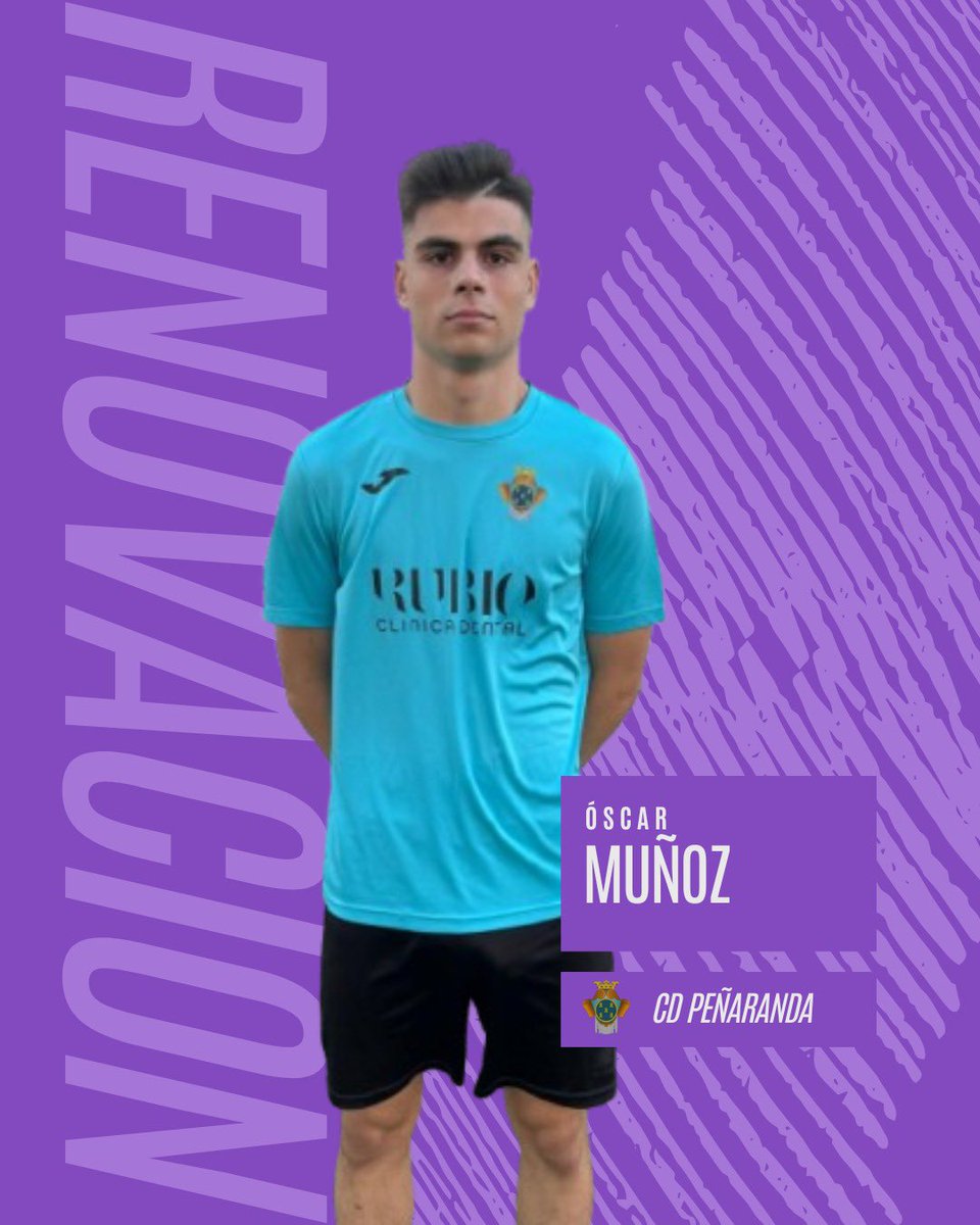 ⚽ Seguimos sumando nombres a la temporada 25/26.

📢 Óscar Muñoz renueva con el CD Peñaranda y continuará aportando calidad, compromiso y trabajo al equipo. 

🔥 Cinco renovaciones confirmadas… y lo que queda por venir. ¡Atentos!