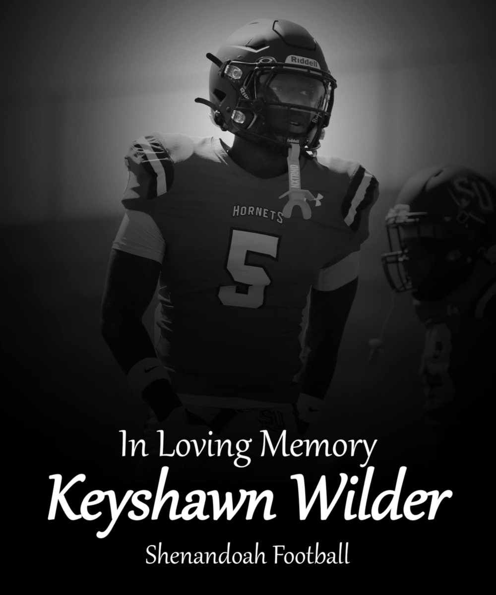 Shenandoah Athletics mourns the passing of former <a href="/SUhornetsFB/">Shenandoah Football</a> student-athlete and assistant coach Keyshawn Wilder. 

#GoSUHornets