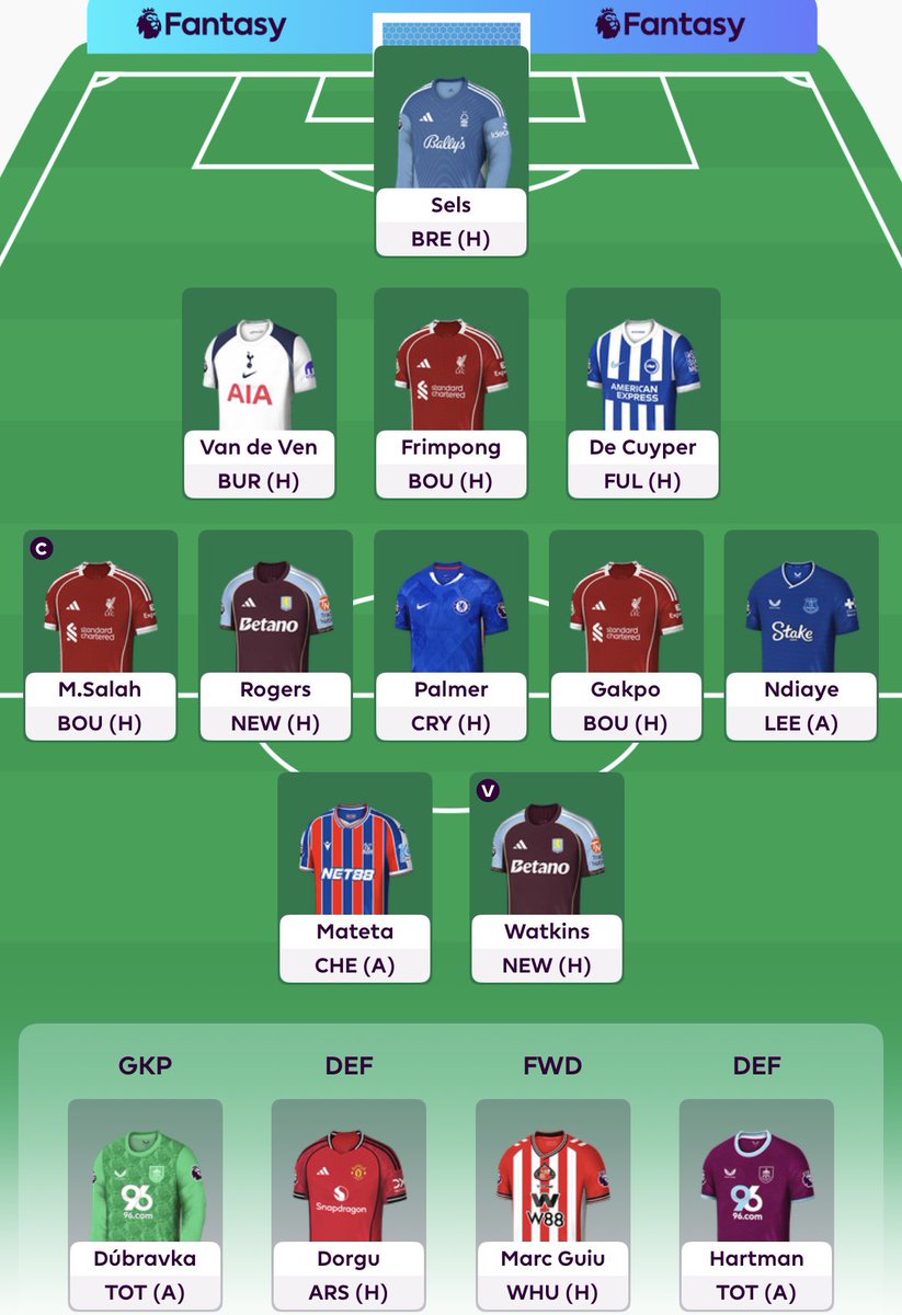 BRING ON THE  25/26 SEASON 🔥✅

How’s the team looking guys? 💭 

Drop yours below 👇🏻

#FPL #FPLCommunity