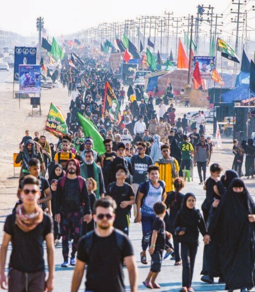 S_j_73_'s tweet photo. چندتا سوال
گمشده میلیون ها نفر چیه که اینجوری آواره بیابونا میشن؟
چه حقیقتی باعث میشه از همه قواعد زندگی راحت بگذری و در عین حال این همه لذت ببری؟
این گوشه از عالم چه خبره؟
#اربعین #whoisHussein https://t.co/LXBNr4dsbU