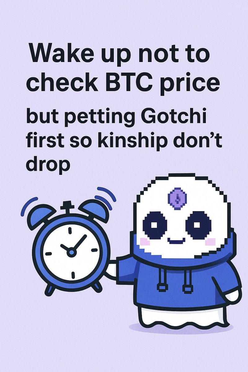 dropora1's tweet photo. Not financial advice, but petting your Gotchi is more bullish than checking BTC every morning
@aavegotchi
#Aavegotchi #Gotchiverse #NFTGaming #BaseOnBase https://t.co/8eNABEPxwt