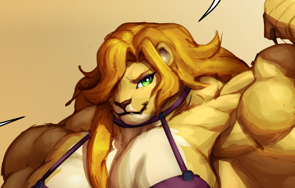 Seems like last time went poorly after their encounter.

And she hasn't forgotten! In fact, she does have bulked out considerably because of it, well, the battlefield is set... FIGHT!