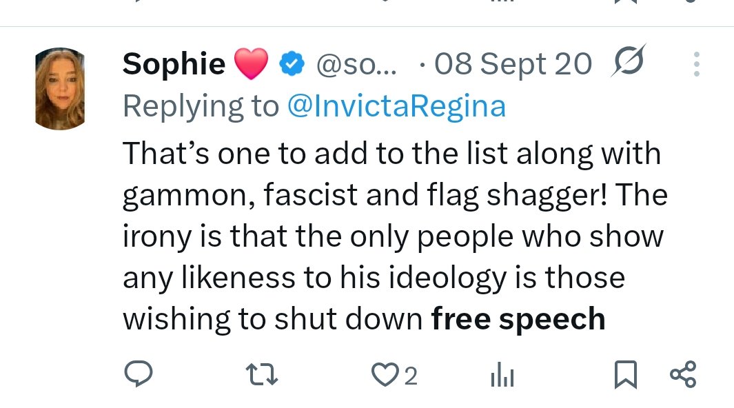 tinternet_tim's tweet photo. @sophieheloiset That's very strange, I was convinced you believed in free speech and to
 stand up for what you believe?? I guess that only applies if it's your agenda? https://t.co/hOP2DcbjaR