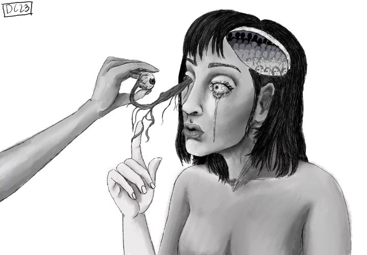 Art of the Day: "Self Awareness". Buy at: ArtPal.com/destindraws?i=…