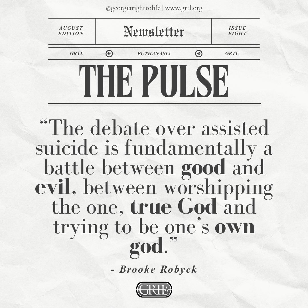 NEW from our latest newsletter: "Kill Switch." Read about the disturbing reality of assisted suicide as it continues to develop in the 21st Century. 

Read Here: grtl.org/right-to-die-d…