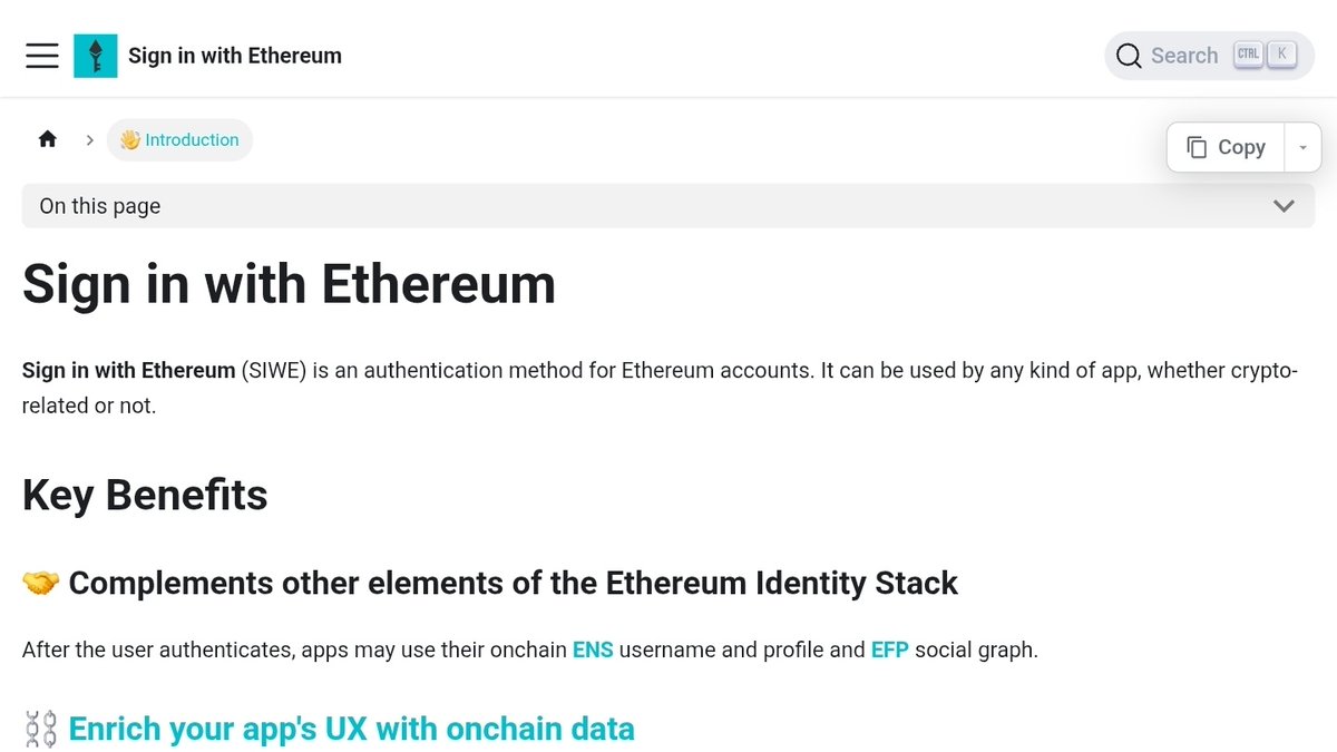 brantly.eth (@brantlymillegan) on Twitter photo Let the word go out: *Sign in w/ Ethereum* is BACK
last week we got its EIP 4361 finalized ✅
today we're launching new website, docs, & x <a href="/signinethereum/">Sign in with Ethereum | siwe.eth</a> 👈
We'll maintain it going forward & are actively working for new integrations in major wallets & apps 👀
links 👇 Let the word go out: *Sign in w/ Ethereum* is BACK
last week we got its EIP 4361 finalized ✅
today we're launching new website, docs, & x <a href="/signinethereum/">Sign in with Ethereum | siwe.eth</a> 👈
We'll maintain it going forward & are actively working for new integrations in major wallets & apps 👀
links 👇