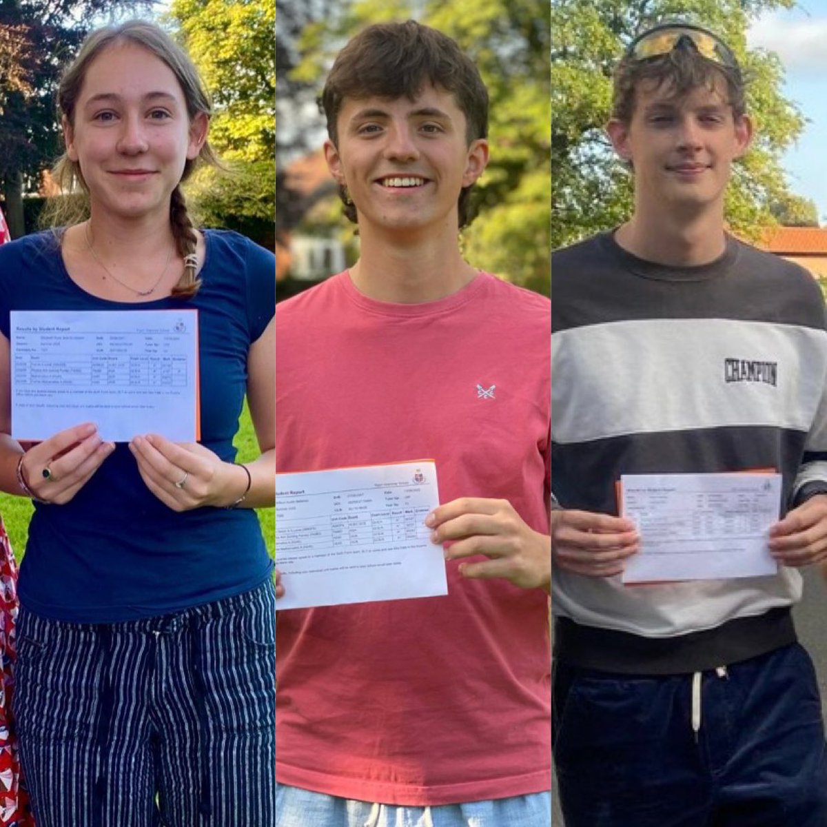 Ripon Grammar School (@ripongrammarsch) on Twitter photo Huge congratulations to Elizabeth, Will and Henry, who all achieved a clean sweep of four A*s in their A-levels! 🥳🥳🥳
#ALevelResultsDay #alevels2025 Huge congratulations to Elizabeth, Will and Henry, who all achieved a clean sweep of four A*s in their A-levels! 🥳🥳🥳
#ALevelResultsDay #alevels2025