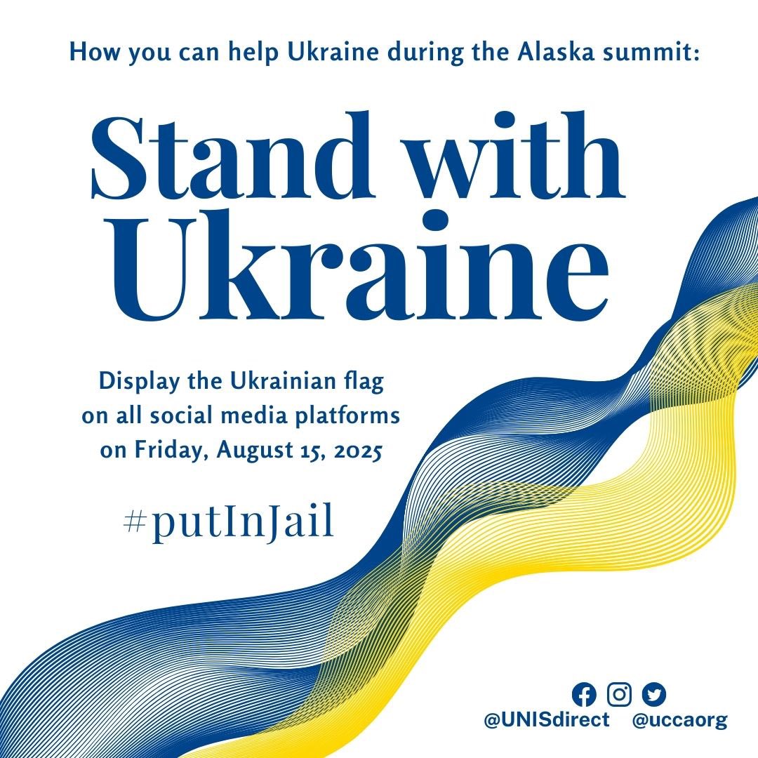 UNISdirect's tweet photo. #STANDWITHUKRAINE
Today WE CANNOT BE SILENT. Let’s flood every corner of social media with Ukraine’s blue and yellow. Show the world we stand with Ukraine and will not let a war criminal dictate the future of a free nation.
#putInJail
#russiaTerroristState
#NoLandForPeace https://t.co/KXGib9Kbsq