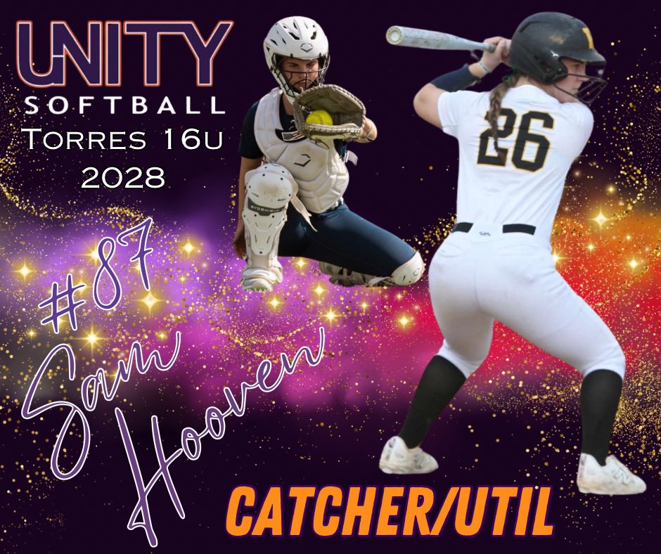 NJ Unity 14U Torres/D’Amico (@unity14utorres) on Twitter photo A big time left handed bat to the team. we are excited to have <a href="/SamHooven2028/">Samantha Hooven 2028</a> and her family. Can’t wait to put her name in the lineup! <a href="/UnityNewJersey/">New Jersey Unity</a> <a href="/UnityCoachJosh/">Josh Johnson</a> <a href="/LineDsoftball/">Line Drive Media</a> <a href="/ExtraInningSB/">EXTRA INNING SOFTBALL</a> <a href="/thealliancefp/">The Alliance Fastpitch</a> <a href="/NEFLfastpitch/">Northeast Fastpitch League | NEFL</a> A big time left handed bat to the team. we are excited to have <a href="/SamHooven2028/">Samantha Hooven 2028</a> and her family. Can’t wait to put her name in the lineup! <a href="/UnityNewJersey/">New Jersey Unity</a> <a href="/UnityCoachJosh/">Josh Johnson</a> <a href="/LineDsoftball/">Line Drive Media</a> <a href="/ExtraInningSB/">EXTRA INNING SOFTBALL</a> <a href="/thealliancefp/">The Alliance Fastpitch</a> <a href="/NEFLfastpitch/">Northeast Fastpitch League | NEFL</a>