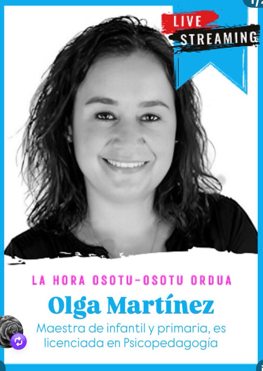 Seguimos apoyando a Osotu. Os recordamos que podéis visualizar los directos diarios con testimonios y temas de actualidad educativa en “La hora Osotu”. Podéis conectaros en directo cada día en: youtube.com/@familiasosotu…
<a href="/FamiliasOsotu/">AMPA Osotu Lanbarri</a> 
#centroamigodeApfrato