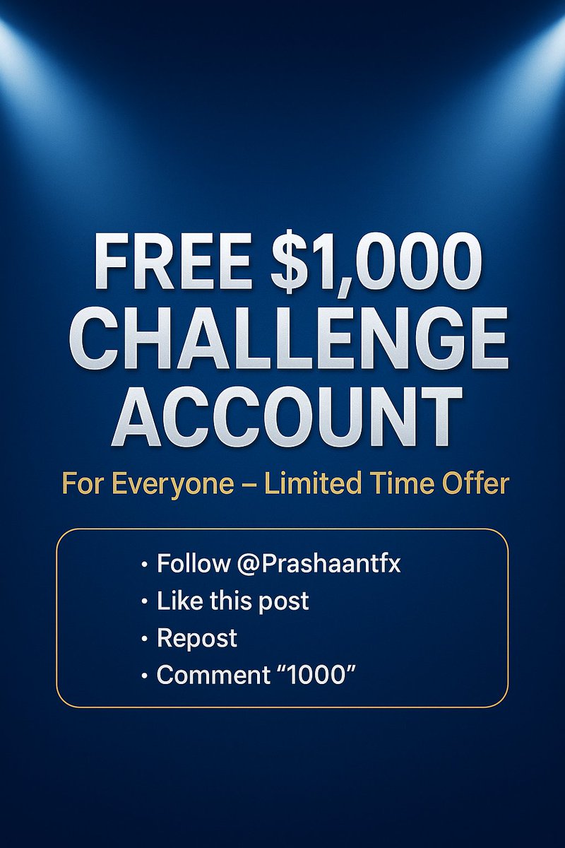 CHACHA - SMC x ICT (@prashaantfx) on Twitter photo FREE $1,000 2 STEP ACCOUNT FOR EVERYONE π₯π₯
TO CLAIM :-
FOLLOW - <a href="/Prashaantfx/">CHACHA - SMC x ICT</a> <a href="/fx_toxiccc/">TOXIC - TOPG</a>
β’ LIKE , REPOST AND COMMENT "1000" , I'LL SEND YOU DIRECT LINK IN YOUR DM β
FREE $1,000 2 STEP ACCOUNT FOR EVERYONE π₯π₯
TO CLAIM :-
FOLLOW - <a href="/Prashaantfx/">CHACHA - SMC x ICT</a> <a href="/fx_toxiccc/">TOXIC - TOPG</a>
β’ LIKE , REPOST AND COMMENT "1000" , I'LL SEND YOU DIRECT LINK IN YOUR DM β