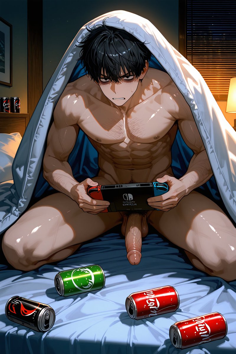 ai_itsu33's tweet photo. Eunhyeok played games all night 🎮🕹️

#GoEunhyeok #yaoi #gay #NSFW #R18 #chudai #BL #AIartwork #Aiartoworks #Bara #AIart https://t.co/wDWlfgahlu