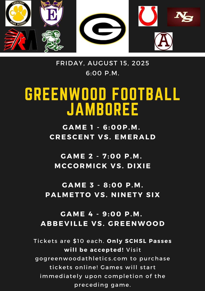 Here’s the schedule for tonight. Hope to see a great crowd there #RepTheA