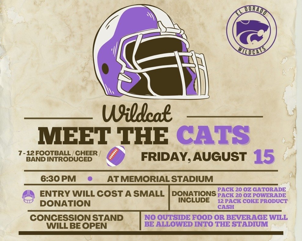 Who's ready for Friday Night Lights at Memorial Stadium?! Go Cats Go!