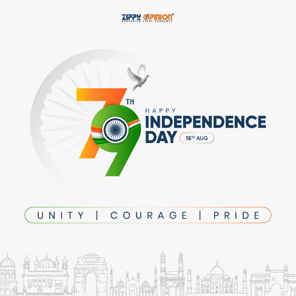 ✨ Happy Independence Day, Zippians! ✨

Wishing you all a day filled with pride, joy, and togetherness. Celebrate the freedom to express, the power to impact, and the pride of being heard. 

Jai Hind! 🙌

#IndependenceDay #Freedom #Pride #ZippyOpinion #JaiHind #India