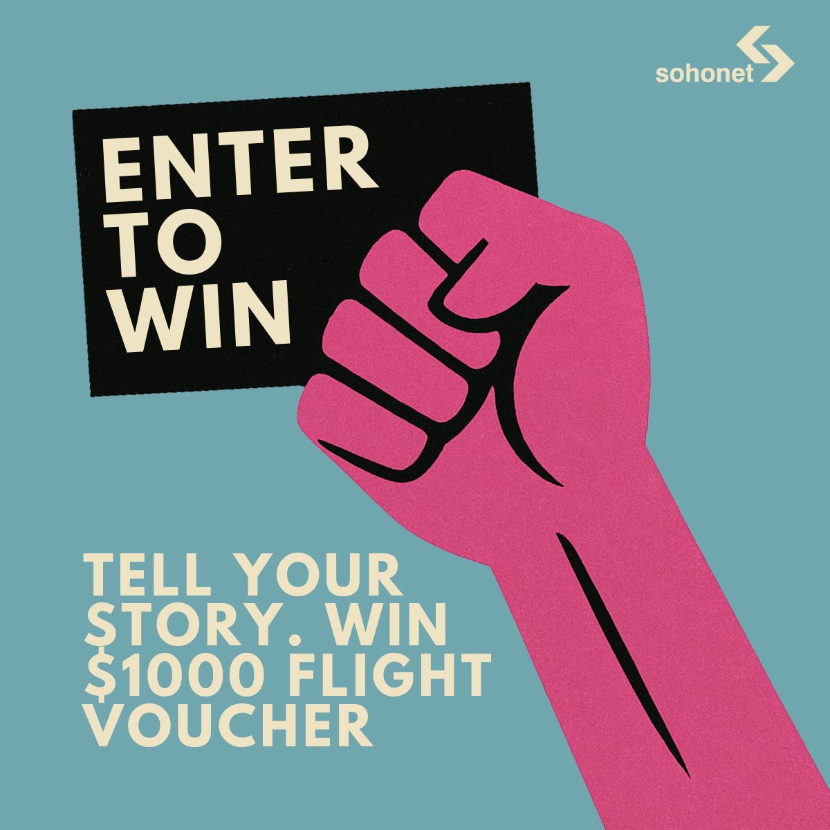 Last day to enter! Great stories don’t just happen,they’re made by creatives in film &amp; TV who give their all.

To say thanks, we’re giving away a $1,000 flight voucher. Anywhere. With anyone.

Enter here: ow.ly/HeaH50WGvLN

#LoveOfFilm #FilmAndTV #SohonetCompetition