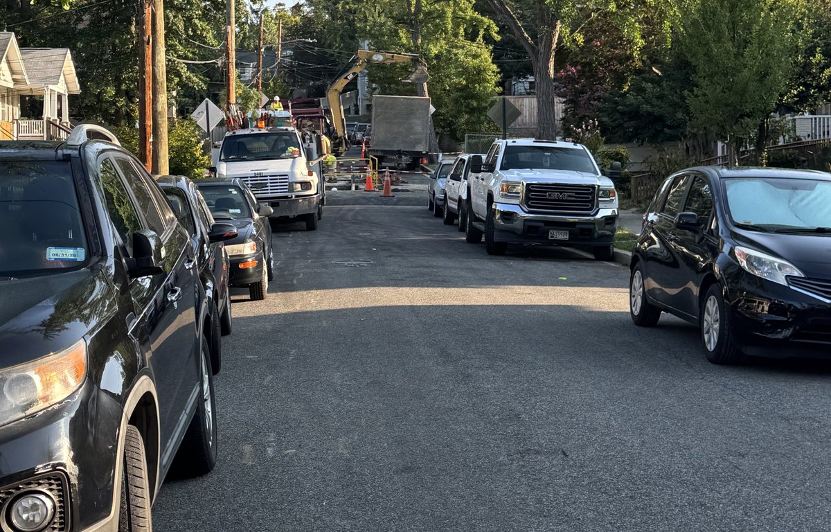 Lots of roadwork in the neighborhood today. Glad to see speedhumps installed on the 3000 blk of 24th, 3000 blk of Thayer, and the 2800 blk of 27th. Also glad to see work in progress to install accessibility ramps on the Thayer crosswalk at 24th and repair the sinkhole on 27th.