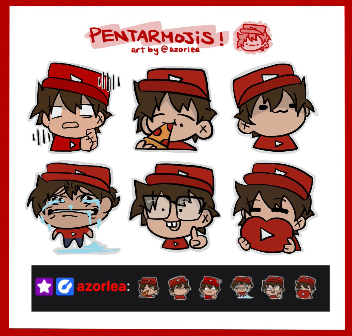 azorlea's tweet image. i kinda forgot to post this from a while ago i dont use twitter lol pentarmojis!!!!
[ #pentarfanart #lifestealfanart ]