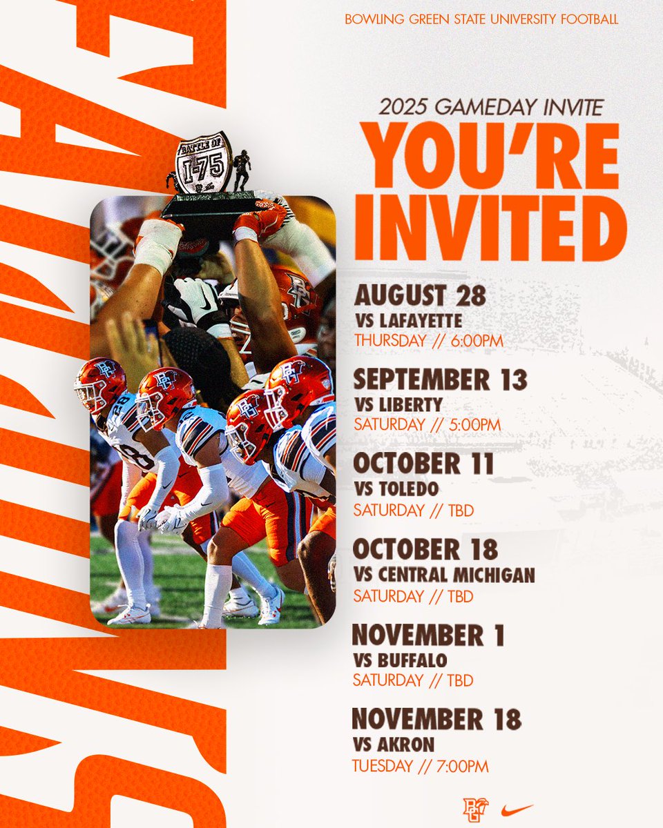 I will be attending the bowling green Liberty game September 13. Thanks for the invite <a href="/CamdenDietz/">Camden  Dietz</a> <a href="/BG_Football/">BGSU Football</a> <a href="/Coach_Jackson/">Derrick Jackson</a> <a href="/FballPhn/">Port Huron Northern Huskies Football</a> <a href="/Brucejo26064403/">Bruce fennell ( CoachJones)</a>