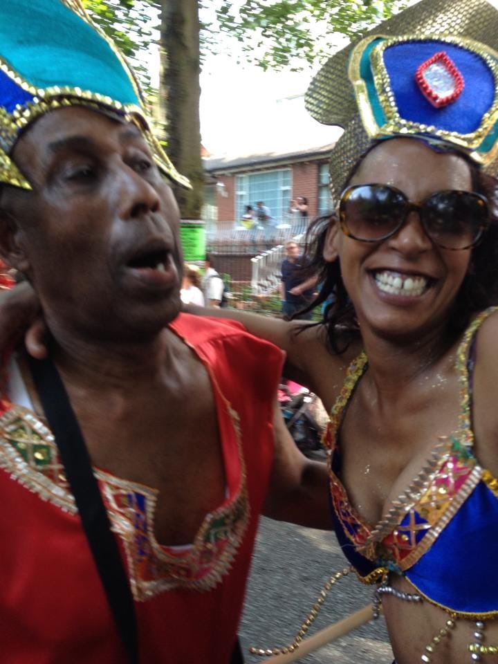Screenhouse_TV's tweet photo. In our film on @BBCTheOneShow tonight, we’re with costume makers and dancers at Leeds West Indian Carnival. Founded by Arthur France in 1967, it’s the longest running Caribbean Carnival in Europe, and happens on Bank Holiday Monday https://t.co/Ah6WAOsgUt