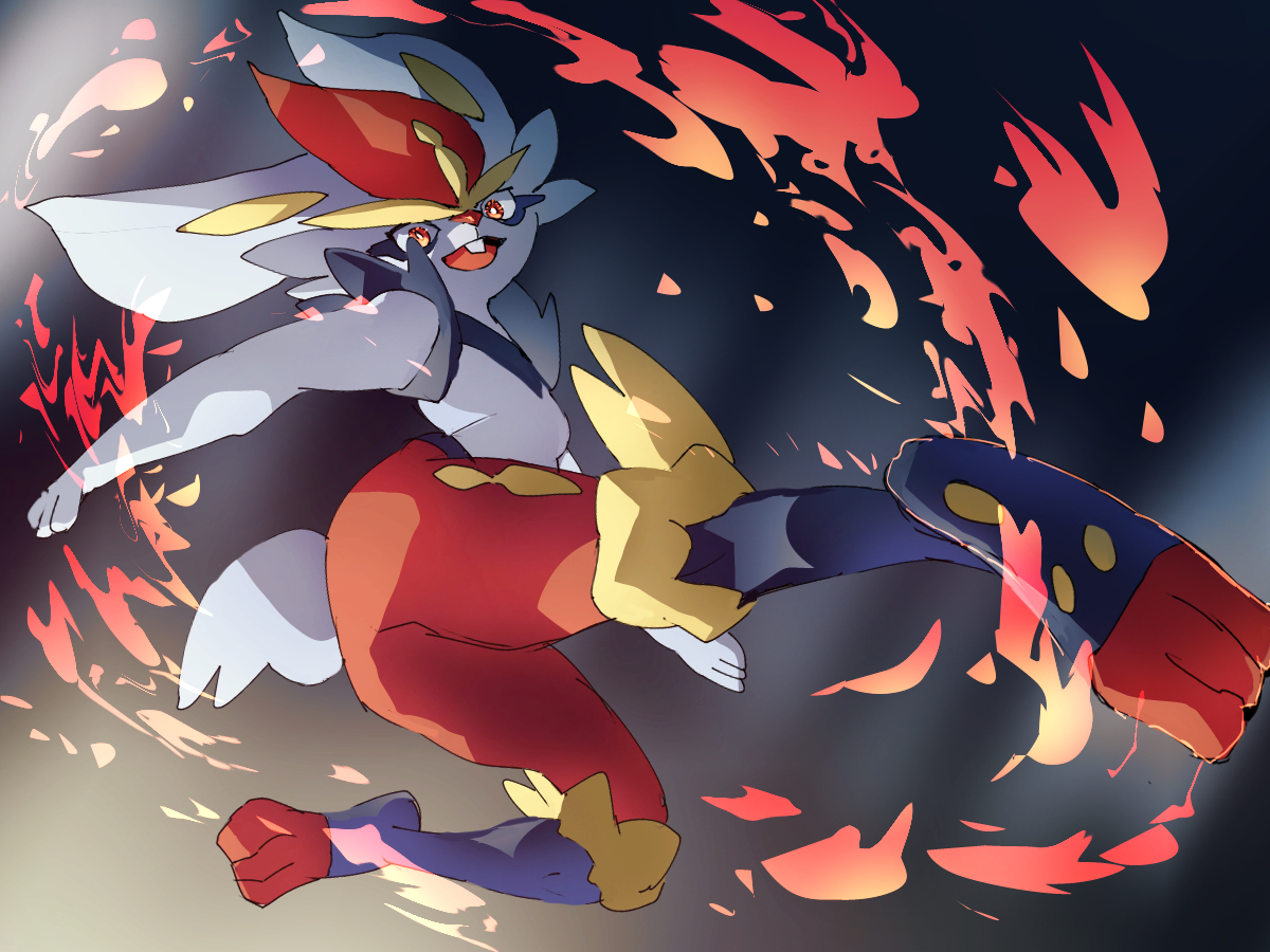 ふせんりょ (@fusenryo2) on Twitter photo #エースバーンの日 #ポケモン版深夜の真剣お絵描き60分一本勝負 #エースバーンの日 #ポケモン版深夜の真剣お絵描き60分一本勝負