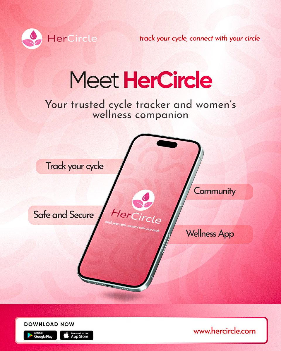cilla__designs's tweet photo. Imagine an app that explains everything you need to know about your cycle, helps you connect with women around the world and also helps you to track your mood.
That's HerCircle.
I really enjoyed creating these beautiful designs 🤗❤️
#graphicDesign #Hercircle #WomensHealth https://t.co/RxDqdEROG2