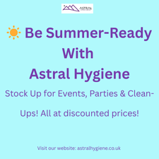 AstralHygiene's tweet photo. ☀️ Be Summer-Ready - https://t.co/wcr0fJ58LO

Stock up on all of your summer essentials at discounted prices! https://t.co/gzNdEMmA9O