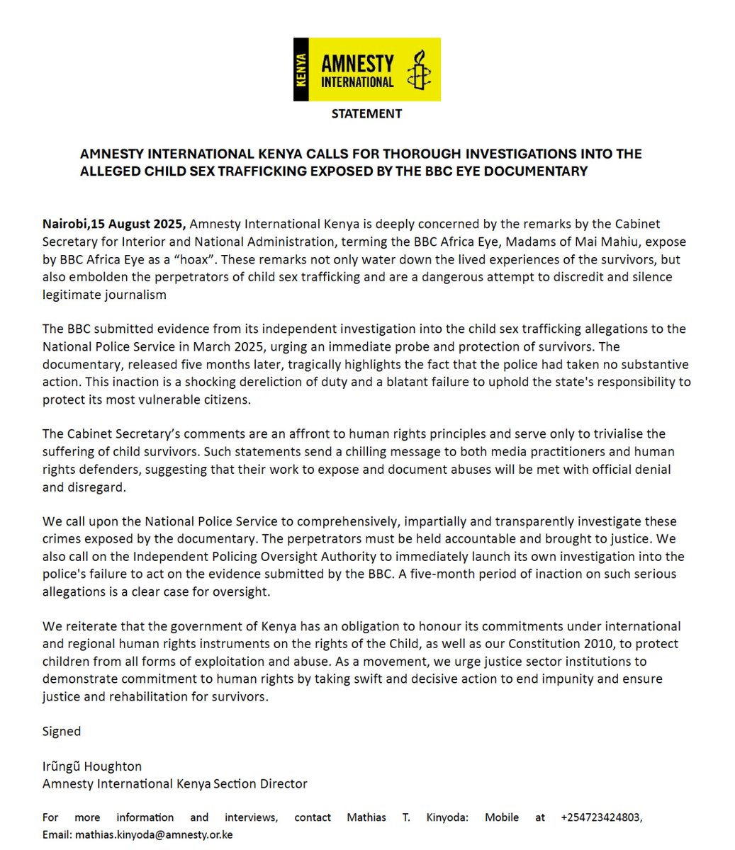 Amnesty Kenya tweet media