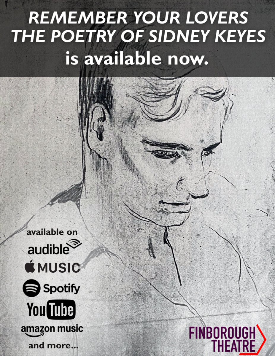 Remember Your Lovers - The Poetry of Sidney Keyes is now available to stream FREE.
More info, and the direct links to listen on your favorite podcast app here: zurl.co/sGLYn 

#onlinetheatre #freetheatre #poetry #warpoetry #VJDay #WWII #poemsofwar #VJDay80 #audiodrama