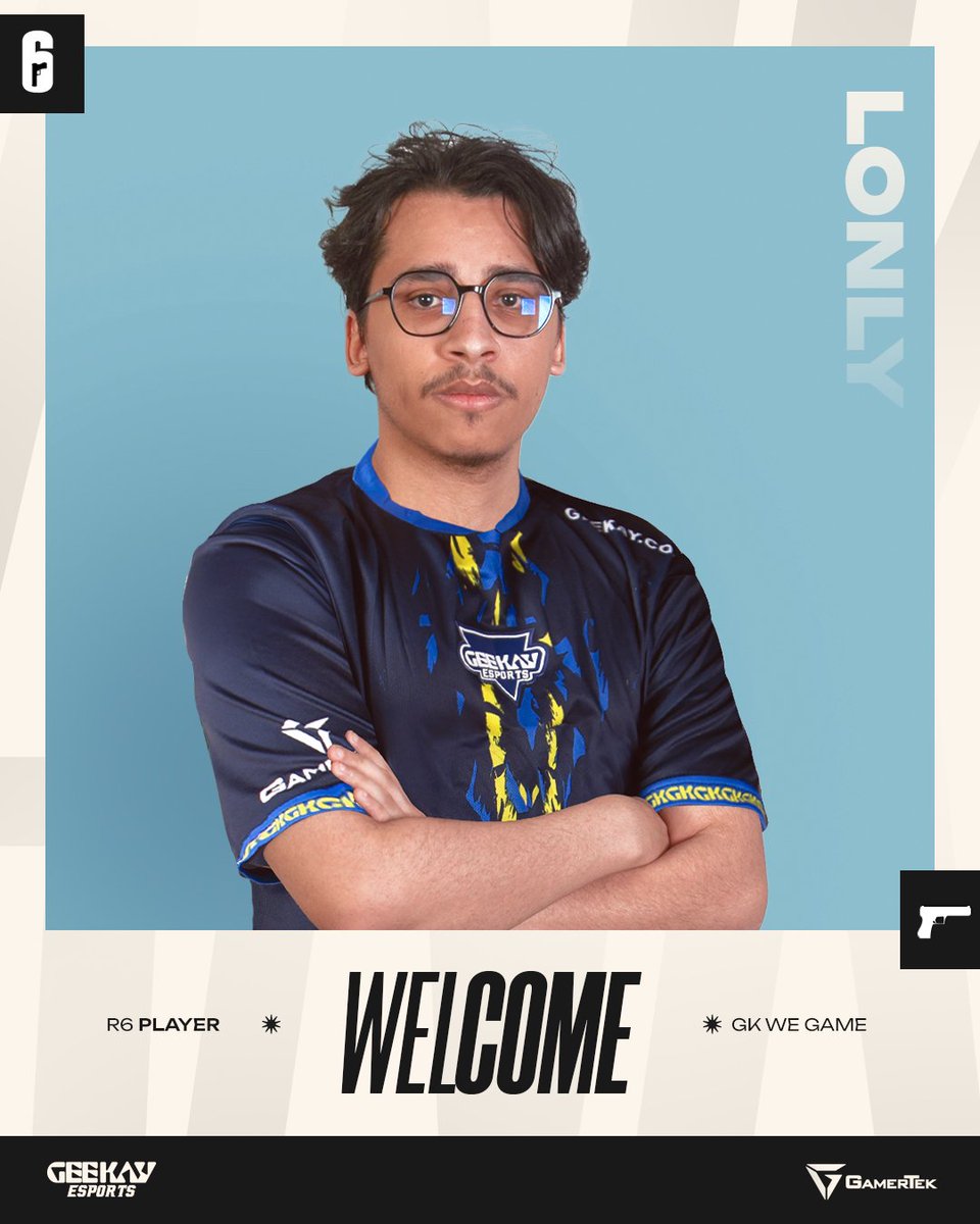 Let's all welcome the newest addition <a href="/LoNLY1q/">LoNLY</a> to our R6S roster 💙💛 

His debut with the team is this week at Saudi eLeague Major 3. 

#GK_WeGame #جيكي_اللعب_عندنا