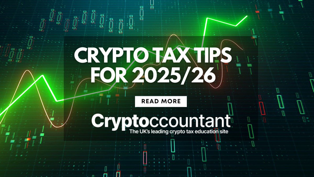CryptoTax_UK's tweet photo. Want to pay less crypto tax this year?

These five tax planning tips will help you manage your crypto tax 📈

All the tips in this guide:

✅ Are straight forward
✅ Don’t require you to move abroad
✅ Are based on current HMRC rules
✅ Involve no dodgy schemes, just effective planning

🔗 - https://t.co/ebKpuTBAQb

#CryptoTax #UKTax #Crypto