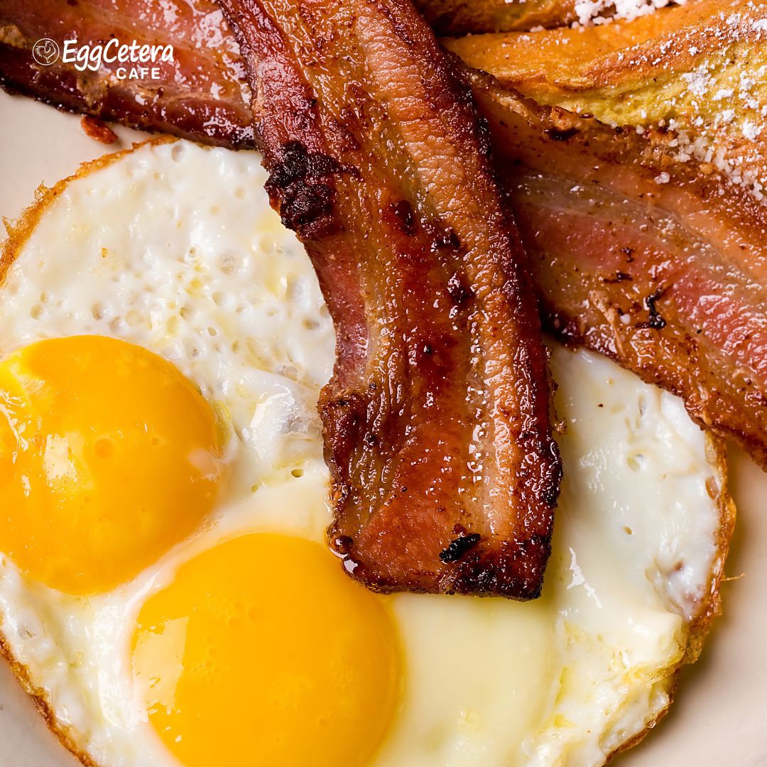 eggceteracafe's tweet photo. Simple. Classic. Perfect. 
Eggs cooked just the way you like ’em, paired with crispy bacon that hits the spot every time.

Start your day the EggCetera way! https://t.co/zDfrk5fnHO. 

#eggceteracafe #mokena #illinois #localbusiness #restaurant #breakfast #food #foodie #lunch https://t.co/EAJQ52VqBC