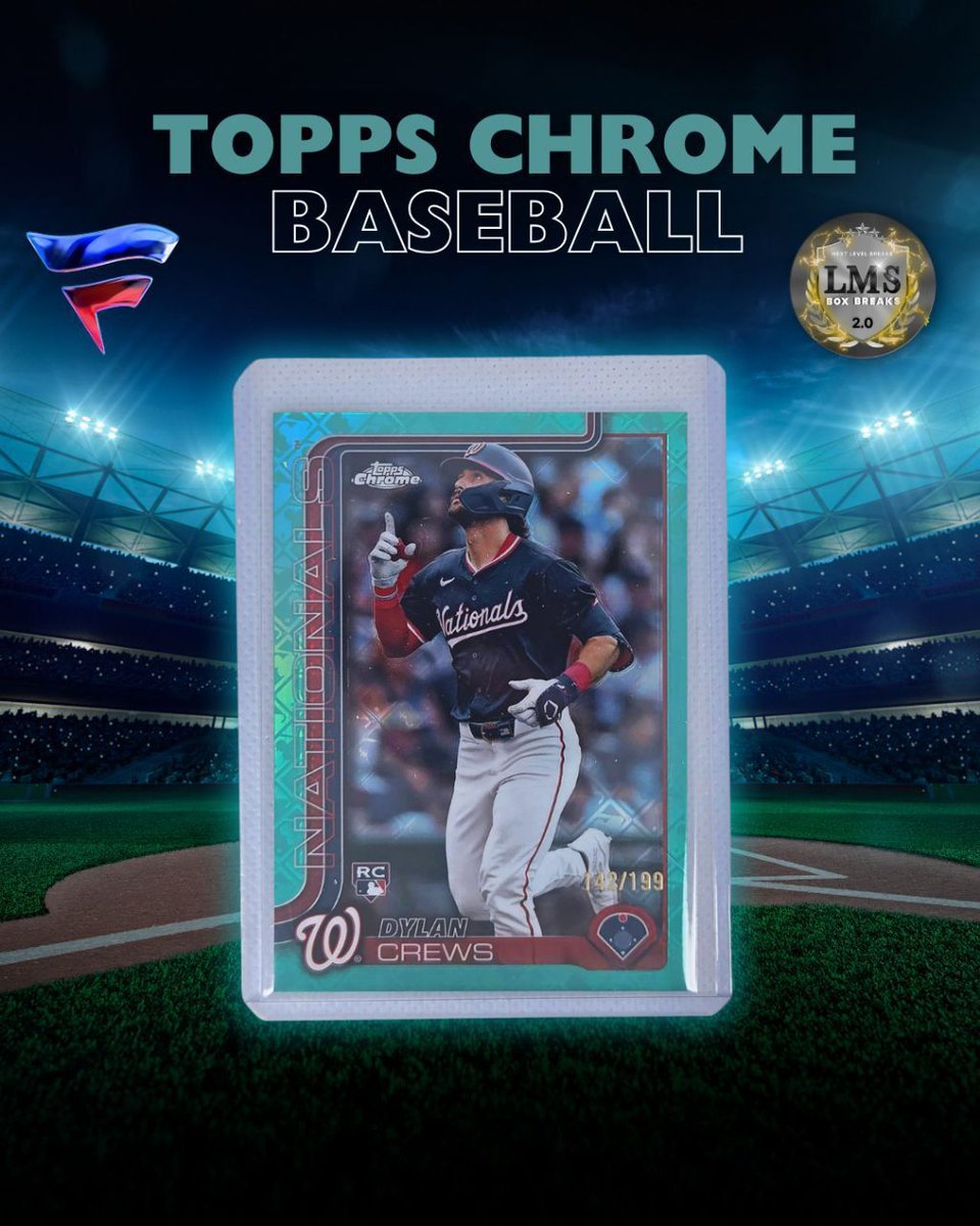 ✨ Shiny. Sleek. Straight Fire. ✨
These Topps Chrome Baseball pulls are the kind of hits that make every rip worth it! ⚾🔥 From rookies to refractors, each card is a beauty in its own right.

💎 Which one’s your favorite pull from this batch?
📦 More rips coming — your next