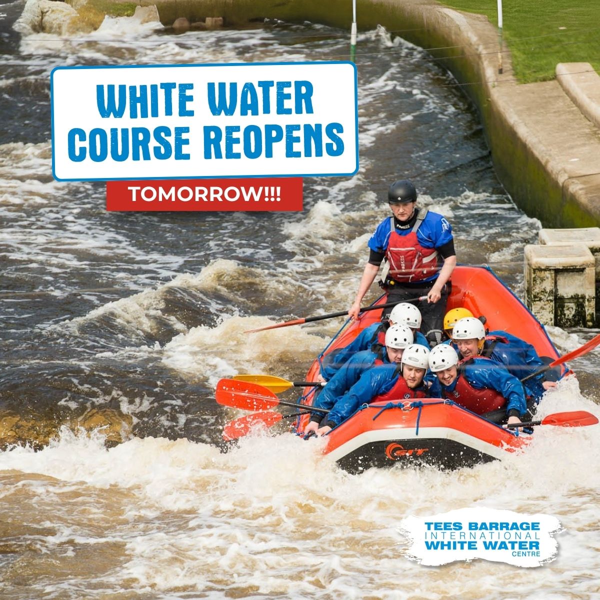 Last minute slots remaining for White Water fun this weekend! 💦 Book now online 👉tbiwwc.com/activities/sch…