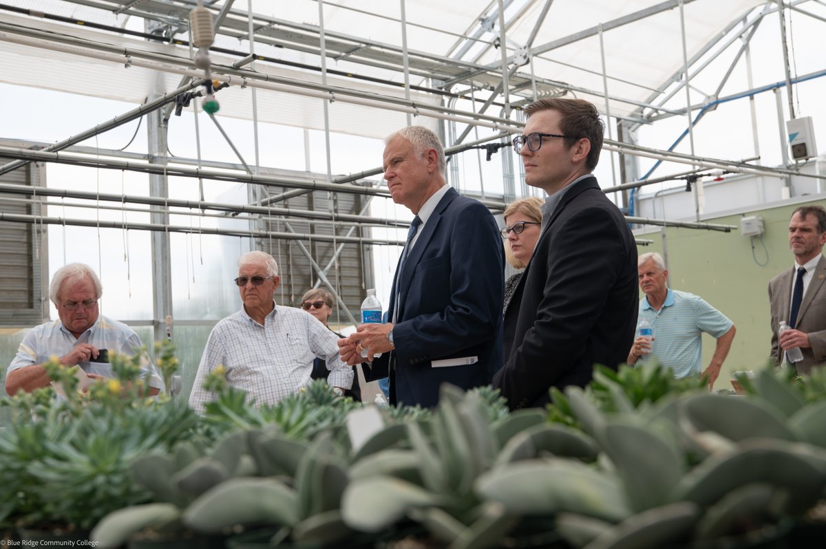 Blue Ridge gave a warm welcome to the <a href="/NCgoldenLEAF/">Golden LEAF</a>’s Board of Directors this month, offering them a guided tour of the new greenhouse their support helped bring to life. 

blueridge.edu/2025/04/10/blu…

#EducationElevated #WNC #828IsGreat #Horticulture #Agriculture <a href="/NCCommColleges/">North Carolina Community Colleges</a>
