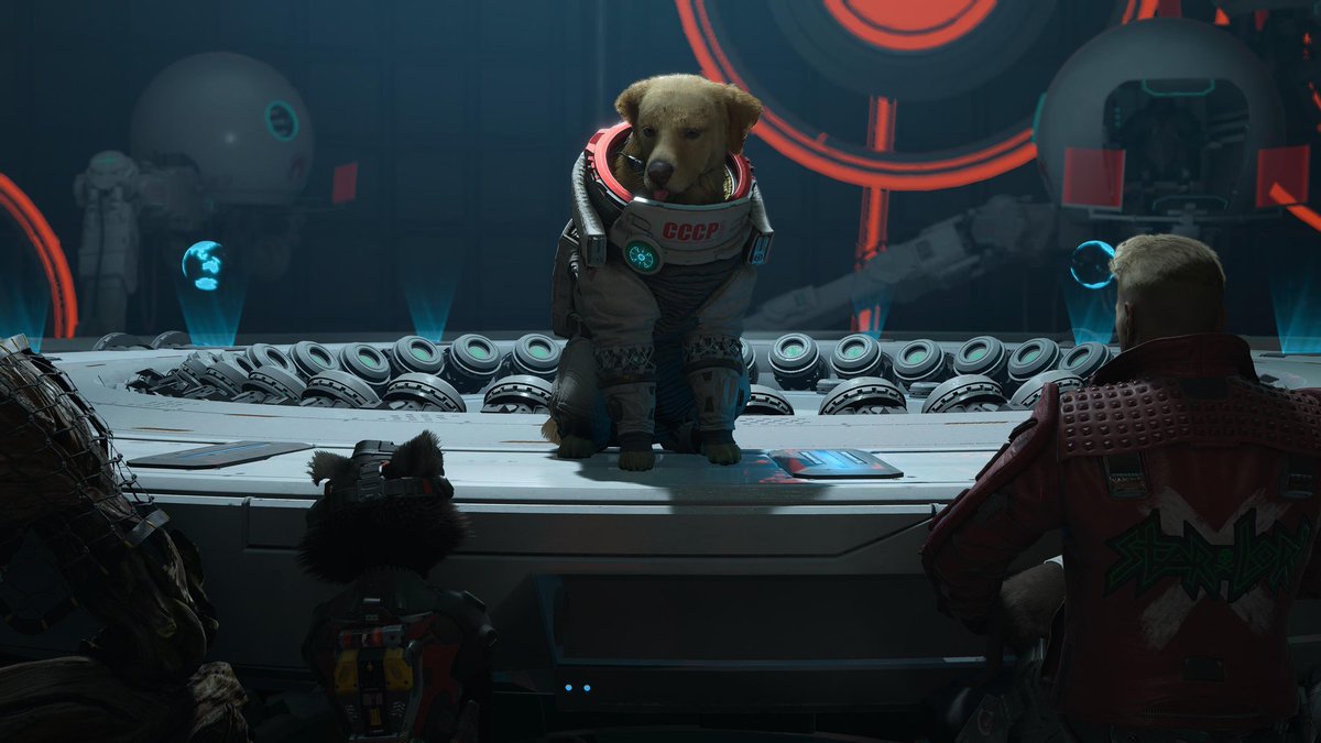 Look at the Cute Dog on Marvel's Guardians of the Galaxy #MarvelsGuardiansoftheGalaxy #Ps5 #EidosMontréal #SquareEnix #Australia #Playstation #Gamer #Gaming